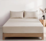 100% Vintage Washed Microfibre Fitted Sheet Set – Ultra Soft & Lightweight All-Season
