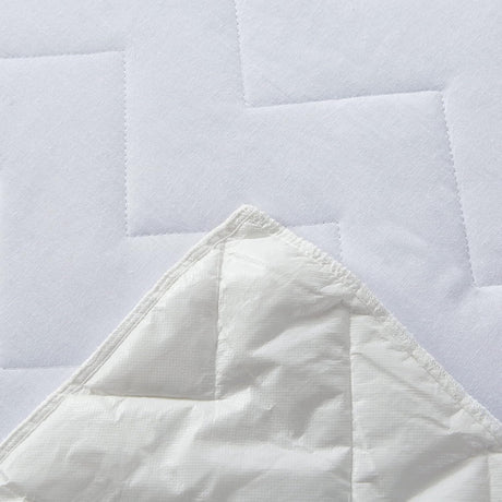100% Ultra-Soft Cotton Quilted Anti-Microbial Mattress Cover Protector - Single Size