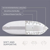 Luxurious Bamboo Cooling Plush Pillows Twin Pack