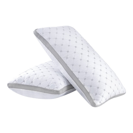 Luxury Bamboo Cooling Plush Pillow Twin Pack