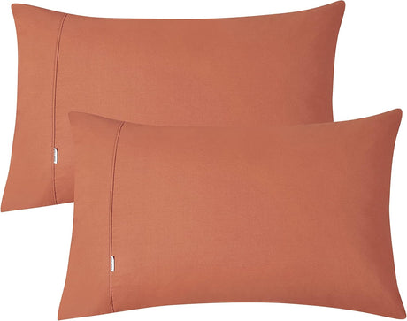 100% Vintage Washed Cotton Fitted Sheet Combo Set – Ultra Soft, Breathable, Machine Washable