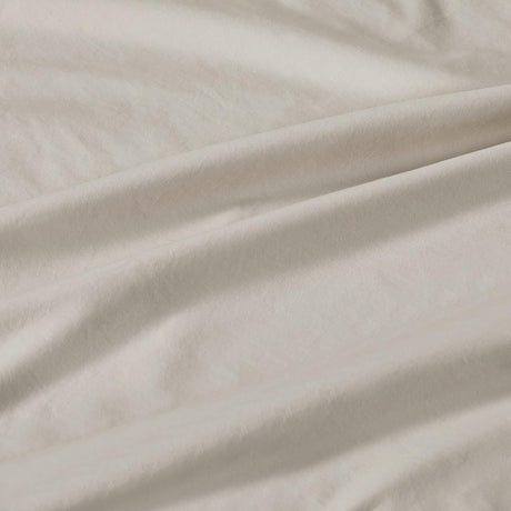 100% Vintage Washed Cotton Fitted Sheet Set – Ultra Soft & Breathable with Pillowcases