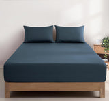 Vintage Washed Cotton Fitted Sheet Combo – 100% Natural, Ultra Soft & Breathable