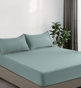 100% Vintage Washed Microfibre Fitted Sheet Set – Ultra Soft & Lightweight All-Season