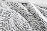 Kingswood Faux Fur Sherpa Comforter, Queen or King, 3pcs