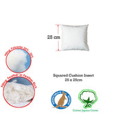 Duck Feather Rich Fill Cushion Insert — Square 25 x 25cm, Made in Australia — Allure Home Collections