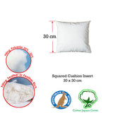 Duck Feather Rich Fill Cushion Insert — Square 30 x 30cm, Made in Australia — Allure Home Collections