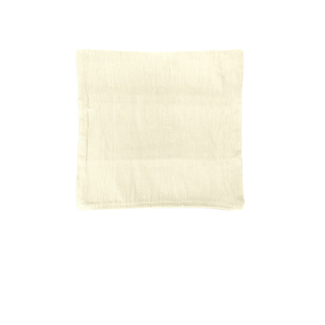 Mila Cotton Striped Cushion Cover — Cream and Burgundy 43 x 43cm — Allure Home Collections