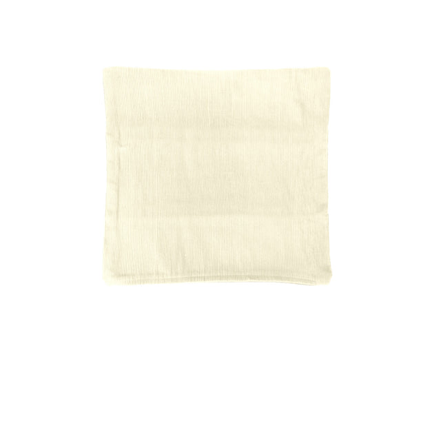 Mila Cotton Striped Cushion Cover — Cream and Burgundy 43 x 43cm — Allure Home Collections