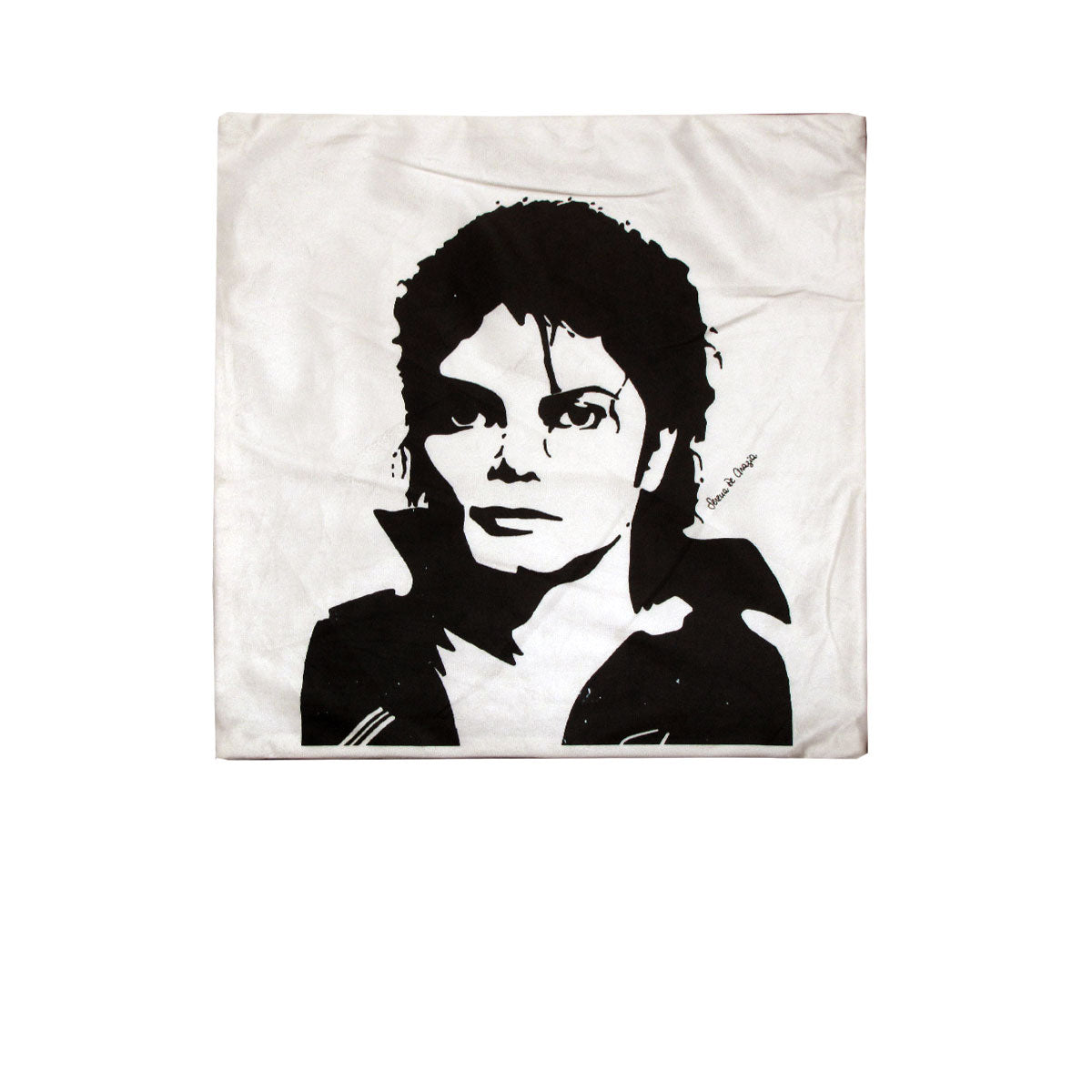 Michael Jackson Portrait Square Cushion Cover — 43 x 43cm — Allure Home Collections