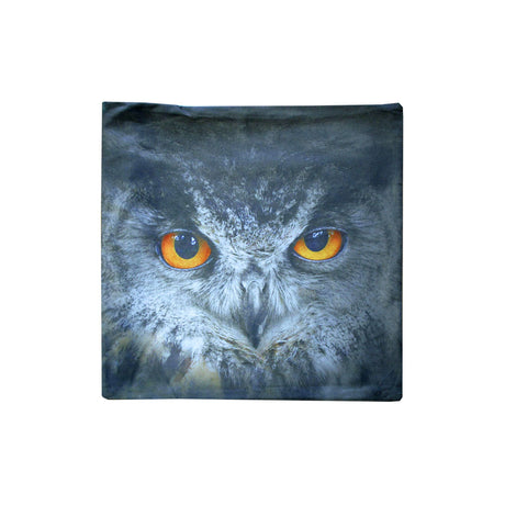 Black Owl Square Cushion Cover — Animal Print 43 x 43cm — Allure Home Collections