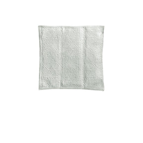 Chefchaouen embossed floral cushion cover beige refined texture