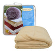 Penarth coral fleece warm mattress underlay double on a bed