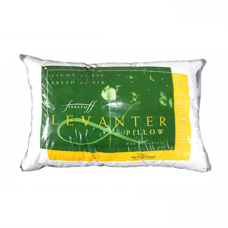 Ball Fibre Firm Standard Pillow — Australian Made, 23cm Height, Fluffy Ball Fill — Allure Home Collections