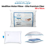 Mediflow Elite Water Pillow — Fibre Fill, 50x70cm, Adjustable Neck Support — Allure Home Collections