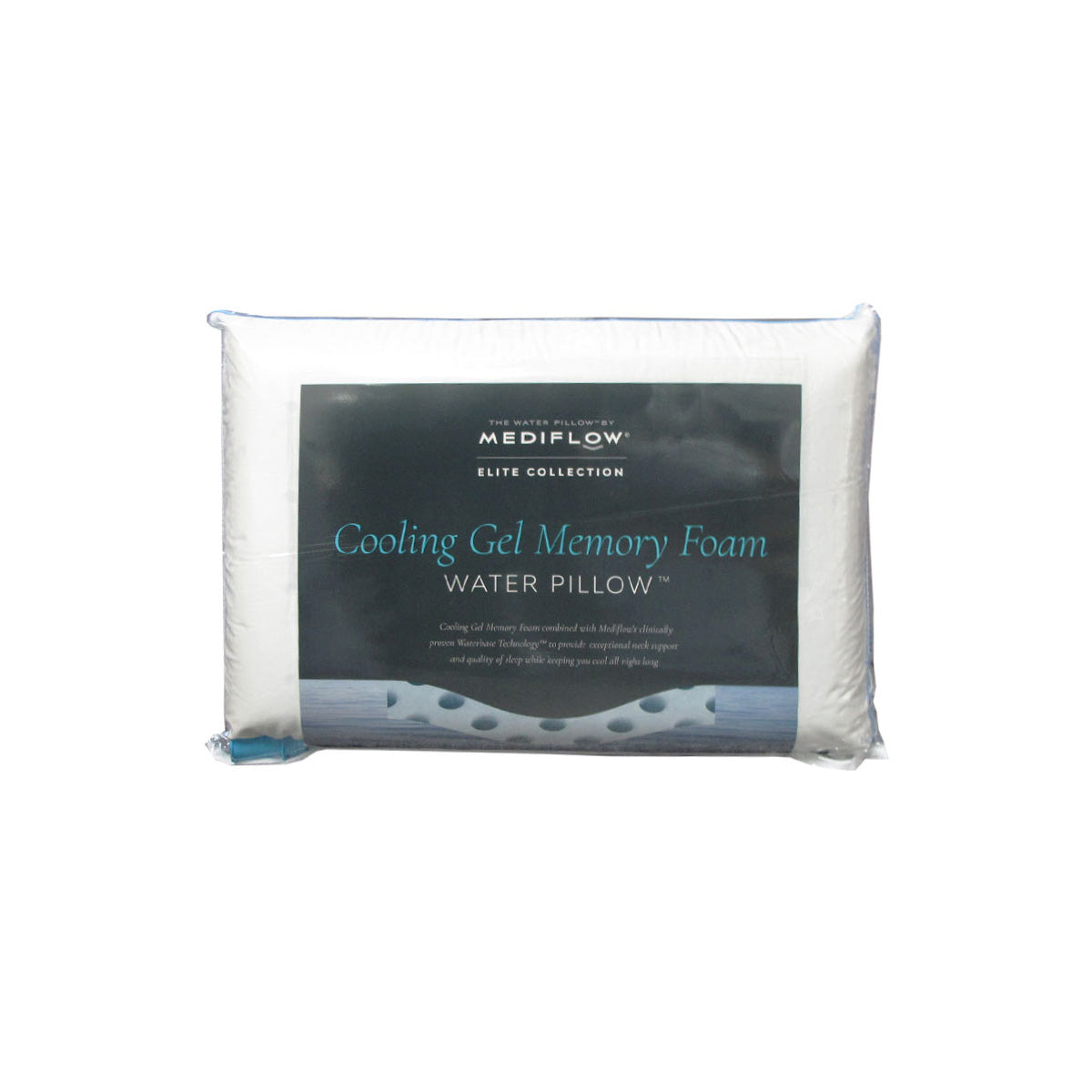 Mediflow Elite Cooling Gel Memory Foam Water Pillow — 44x66cm, Clinically Validated — Allure Home Collections