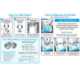 Mediflow Adjustable Waterbase Pillows — Twin Pack, Neck Pain Reduction, USA Made — Allure Home Collections