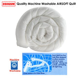 Minchinhampton Cotton Quilt, Queen, 350GSM