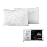 Artex Cotton Standard Pillow Protectors — Pair, 48x74cm, Lightly Quilted — Allure Home Collections