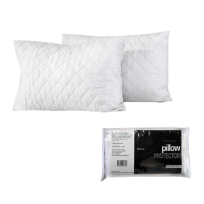 Heron cotton standard pillow protectors pair 48 by 74cm