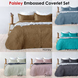 Coaley Coverlet Set, Queen King, Dusk