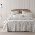 Painswick polyester cotton foliage jacquard bedspread super king