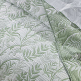Owlpen Jacquard Bedspread Set, Super King, Sage