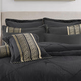 Tetbury Greek Key Jacquard Comforter 6pcs, Super King