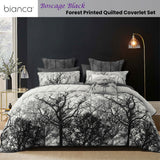 Notgrove Printed Coverlet Set, Queen King, Black