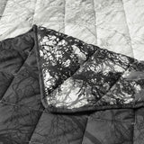 Notgrove Printed Coverlet Set, Super King, Black