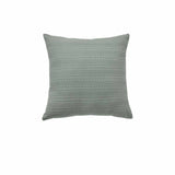 Bianca Kahlani Waffle Square Filled Cushion — Charcoal and Sage — Allure Home Collections