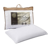 Bianca Talalay Latex Soft Profile Pillow — Pressure-Relieving, Breathable — Allure Home Collections