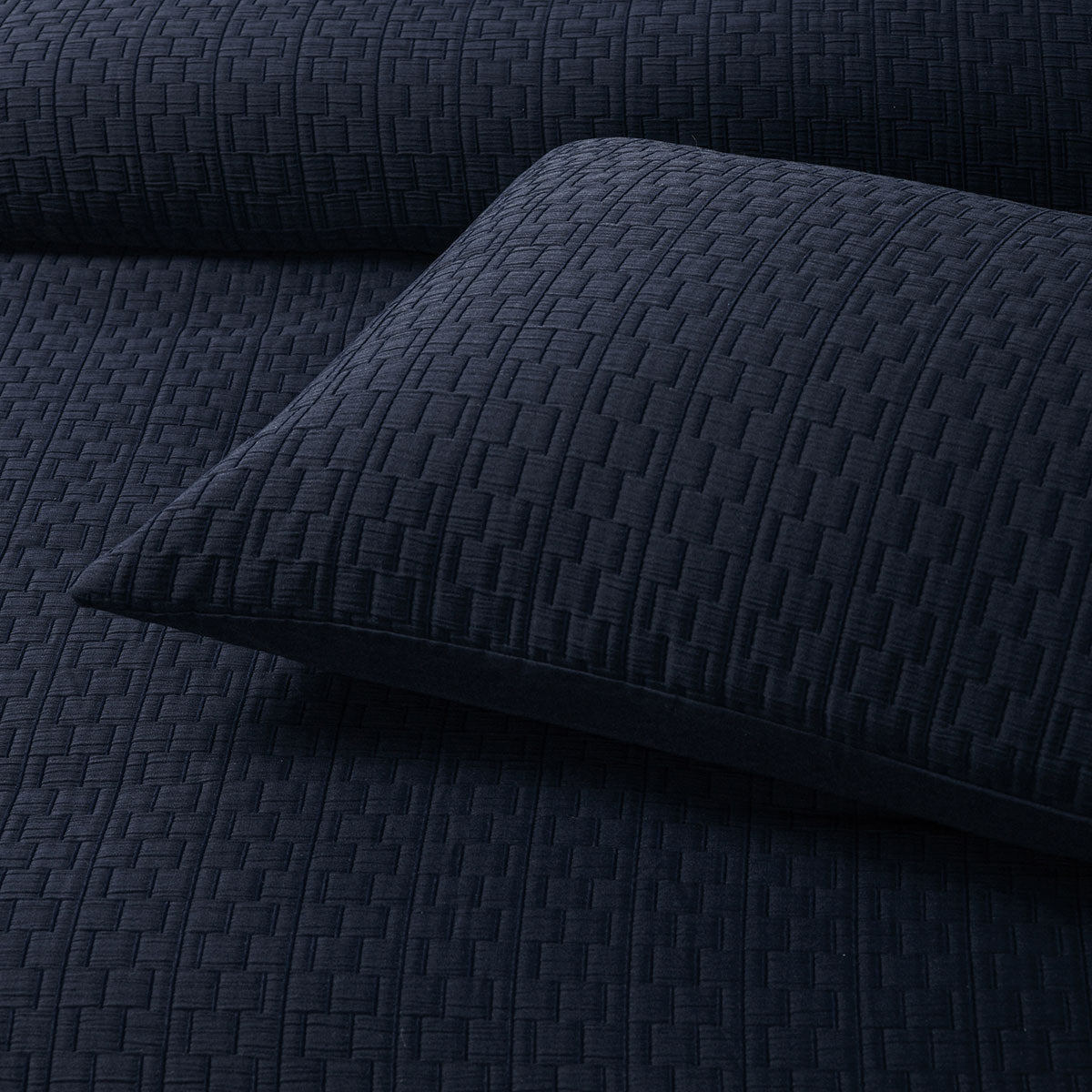 Bianca Burleigh Ink Jacquard Quilt Cover Set — Allure Home Collections