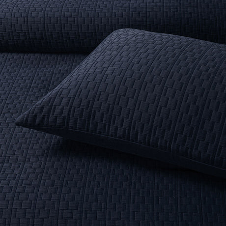 Bianca Burleigh Ink Jacquard Quilt Cover Set — Allure Home Collections