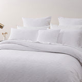 Bianca Cosmo Soft Chenille Geometric Quilt Cover Set — Allure Home Collections