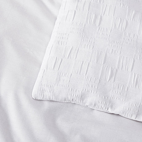 Bianca Cosmo Soft Chenille Geometric Quilt Cover Set — Allure Home Collections