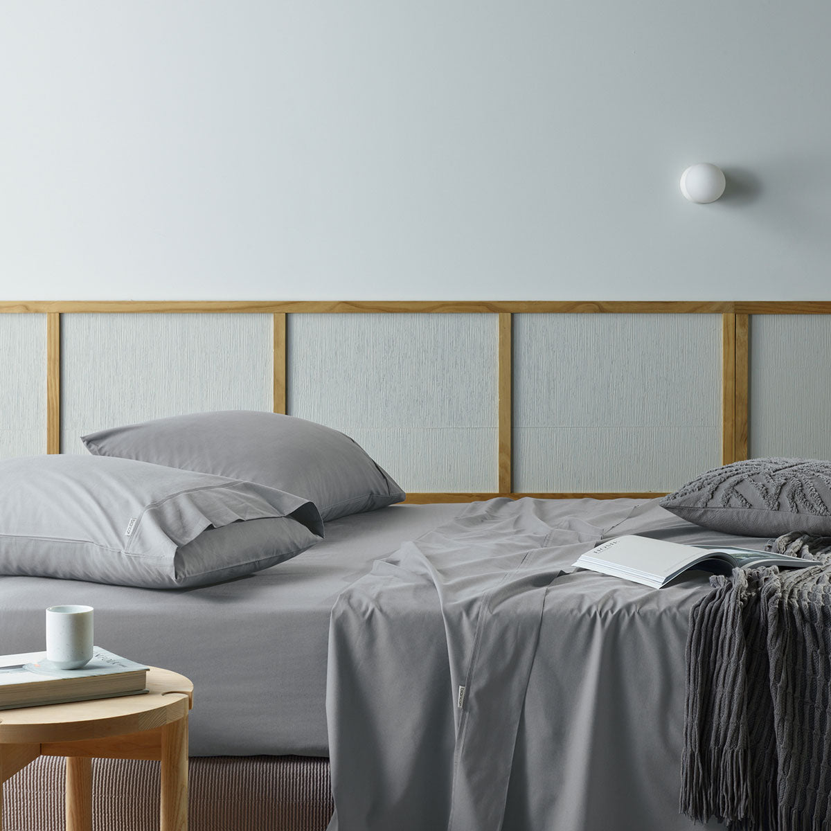 Bianca Natural Sleep Recycled Cotton and Bamboo Sheet Set Eco-Friendly Bedding