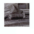Boudoir Caledonia Pintucked Cushion Cover — Black and Silver — Allure Home Collections