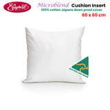 Easyrest Microblend Cushion Insert — 60 x 60cm Hypoallergenic — Allure Home Collections