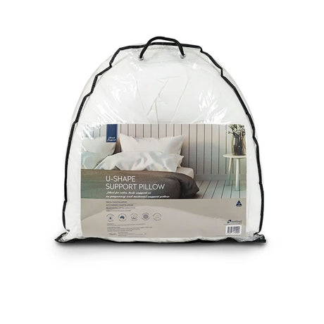 Easyrest Cloud Support U-Shape Support Pillow — TV, Reading, and Back Support — Allure Home Collections