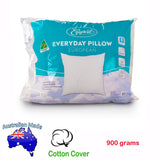 Easyrest Everyday Australian Made European Pillow — Solid White, Hotel Comfort — Allure Home Collections