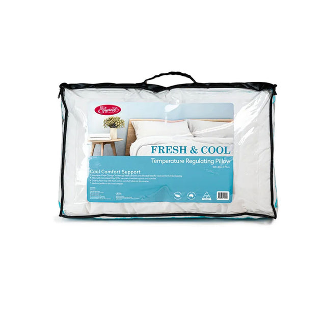 Easyrest Fresh and Cool Standard Pillow — 47x72cm, Phase Change Technology, Australian Made — Allure Home Collections