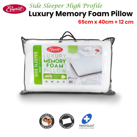 Easyrest Luxury Memory Foam Pillow for Side Sleepers