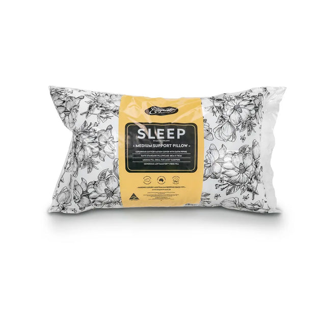 Easyrest SLEEP Medium Support Standard Pillow — 48x73cm, Luxury Sleep Range — Allure Home Collections