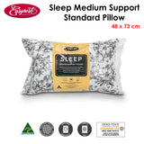 Easyrest SLEEP Medium Support Standard Pillow — 48x73cm, Luxury Sleep Range — Allure Home Collections