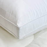 Easyrest SLEEP Gusseted Medium Standard Pillows — Twin Pack, Back and Side Sleepers — Allure Home Collections