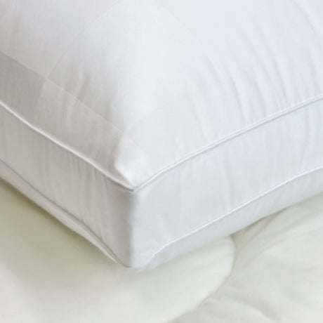 Easyrest SLEEP Gusseted Medium Standard Pillows — Twin Pack, Back and Side Sleepers — Allure Home Collections