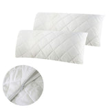 Easyrest King Quilted Pillow Protectors — Pair, 52x92cm, Durable and Comfortable — Allure Home Collections