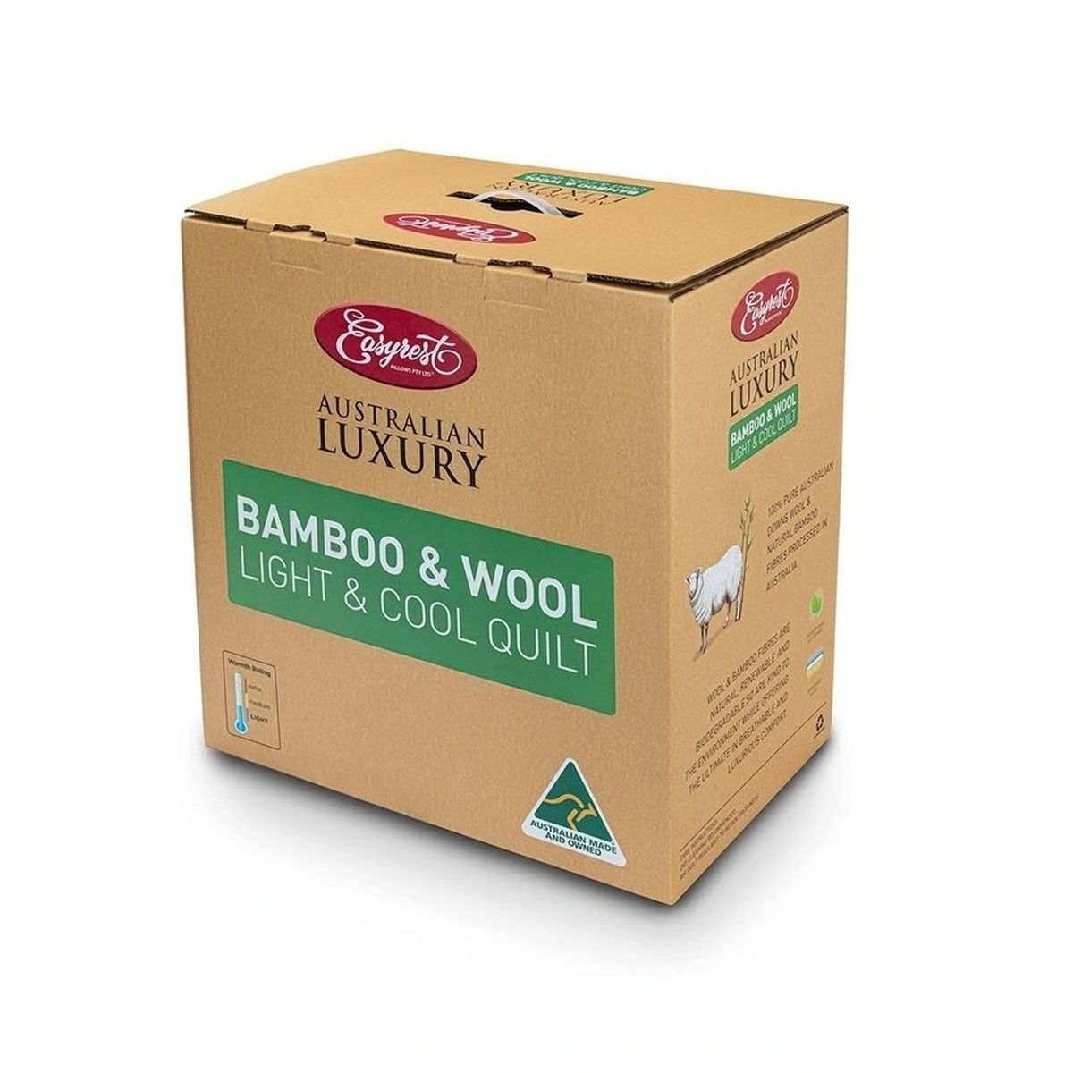 Westcote Bamboo Wool Quilt, Queen, Spring Summer