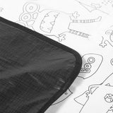 Borrowdale Colour Me In Picnic Blanket, Monster Squad, 125x125cm